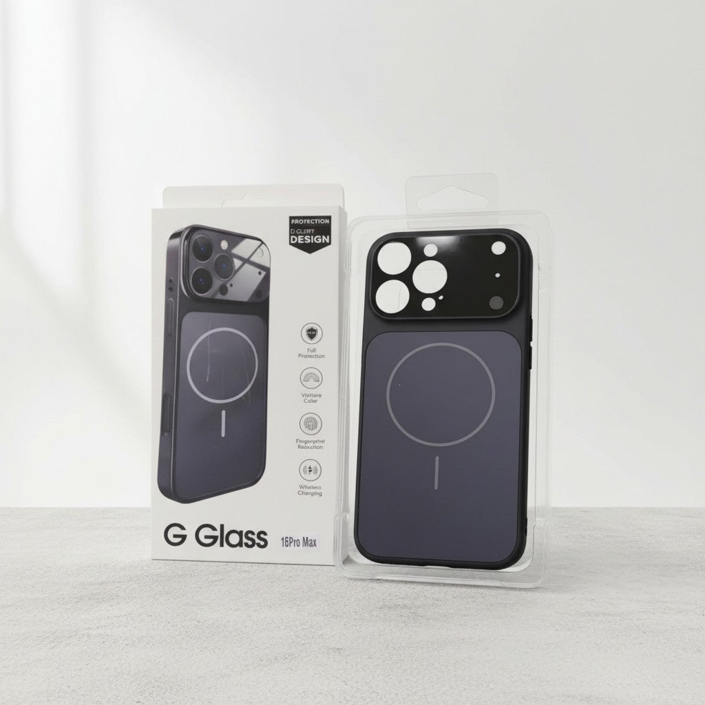 G Glass Hybrid MagSafe Case for 16 Pro Max – The D-Glow Design Available in Multiple Exclusive Colors